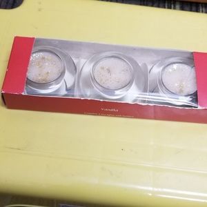 4 boxes Festive Glittery Tealight Candles.